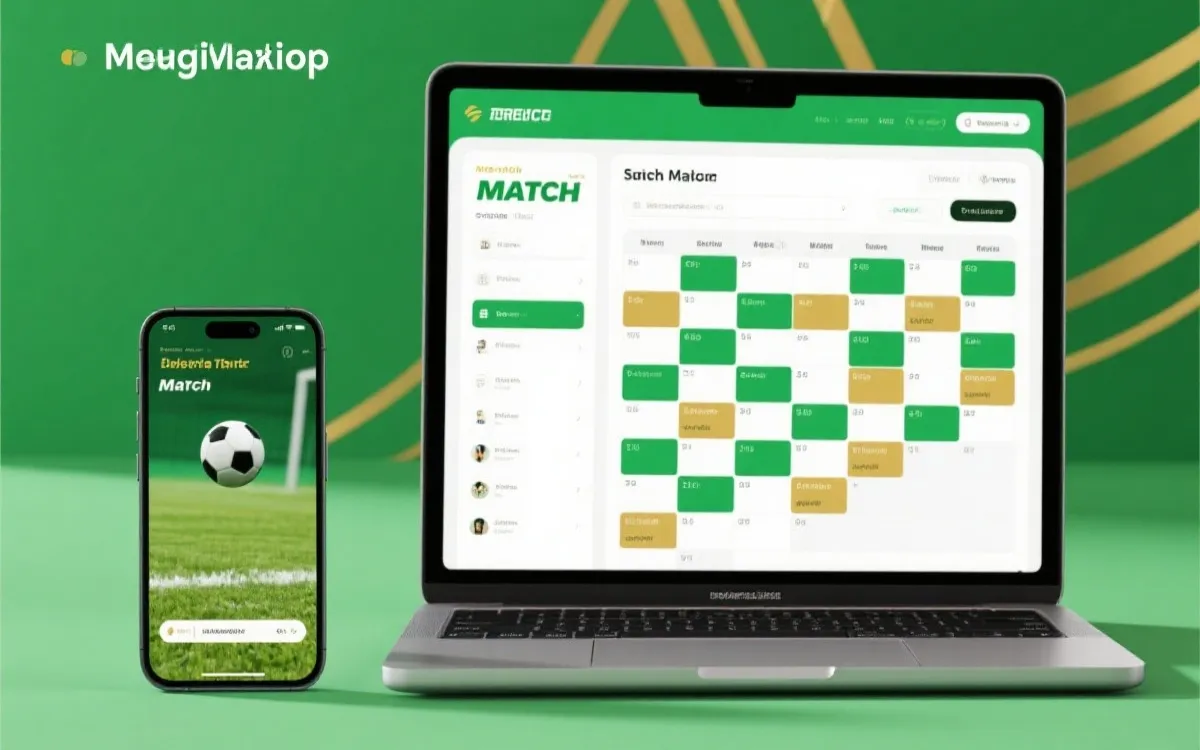 赛程表与直播时间展示示意图